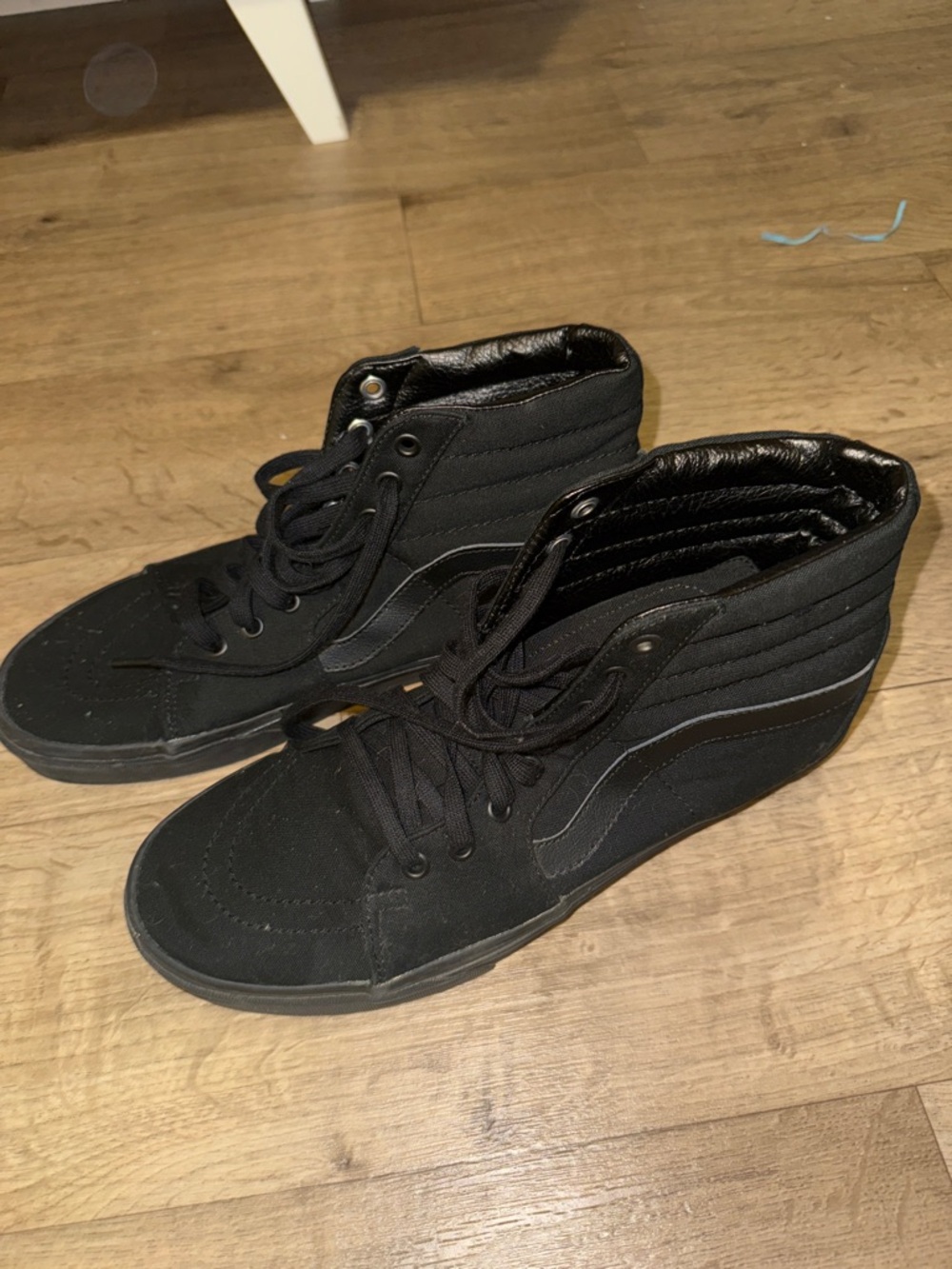 Vans Black High-Top Lace-Up Sneakers